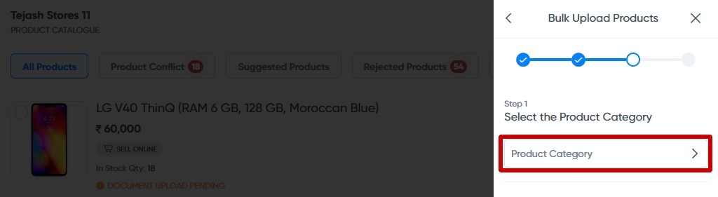 :. Justdial Seller Support - Bulk Upload Products.: