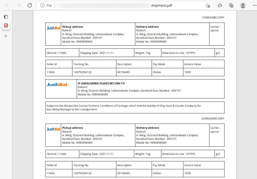 :. Justdial Seller Support - Confirm and dispatch orders.: