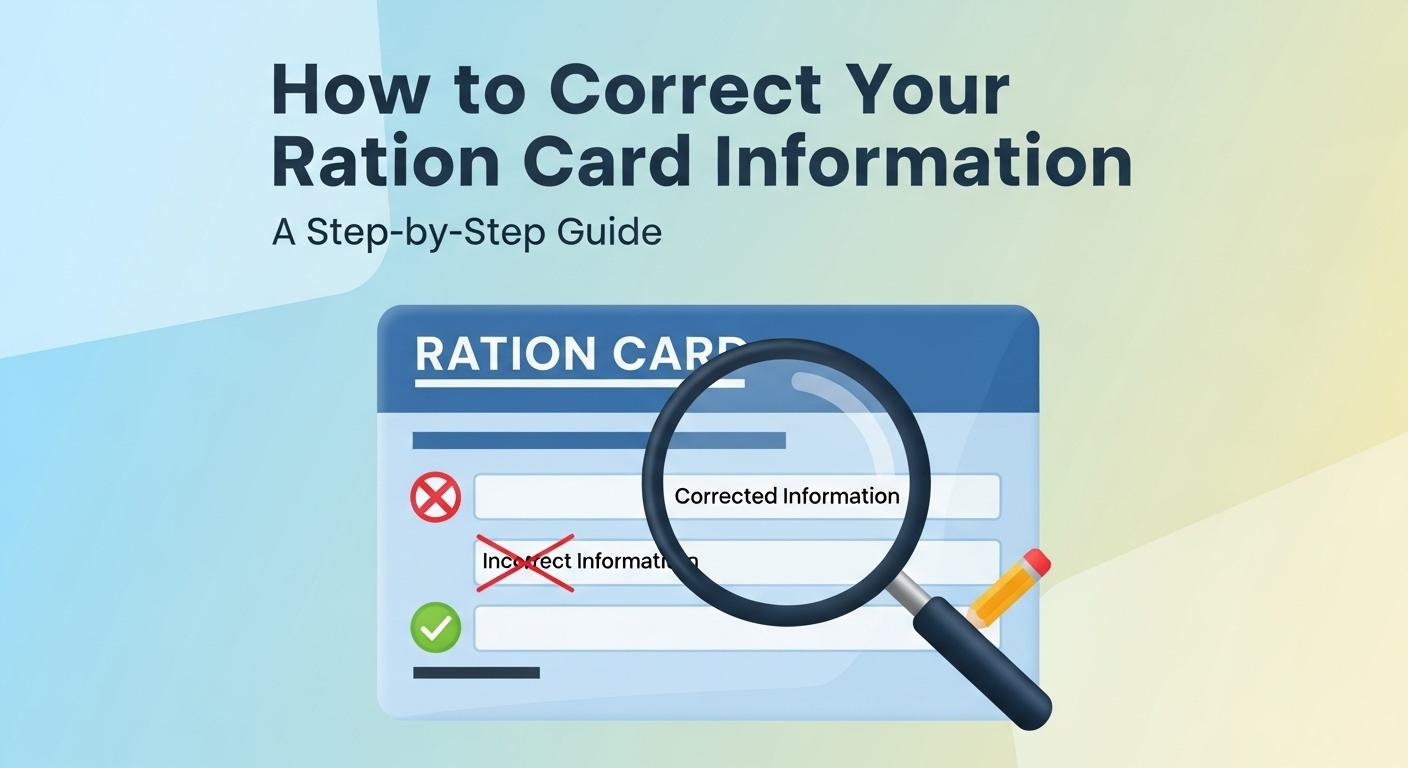 Online Ration Card Corrections - Jd Guides